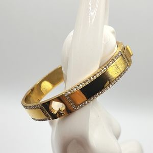 Kate Spade ● Gold Tone Rhinestone Bracelet